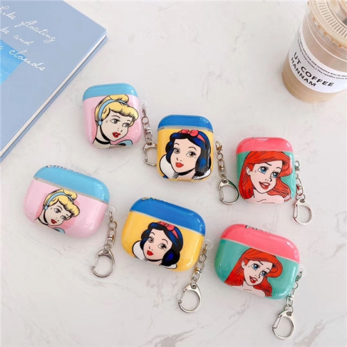 202202 The Little Mermaid Pattern IMD Oval Case for AirPods VAC06686