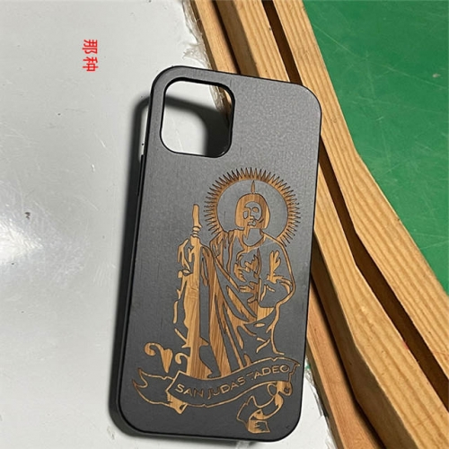 202201 San Judas Tadeoe Mexican Cities Pattern Wood Case for iPhone/Samsung VAC06325
