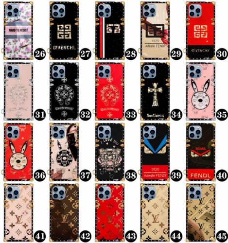 202203 Luxury Mirror Square Case for iPhone/Samsung VAC07232