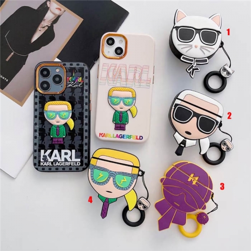 202202 Karl Lagerfeld 3D Silicon Case for AirPods VAC06688