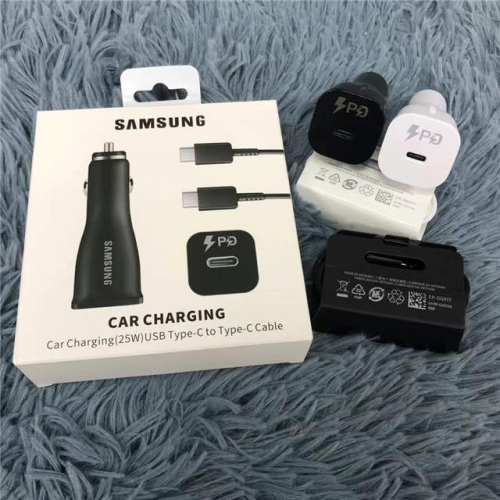 25w Type-C PD Charging Car Charger Kits VAC08082