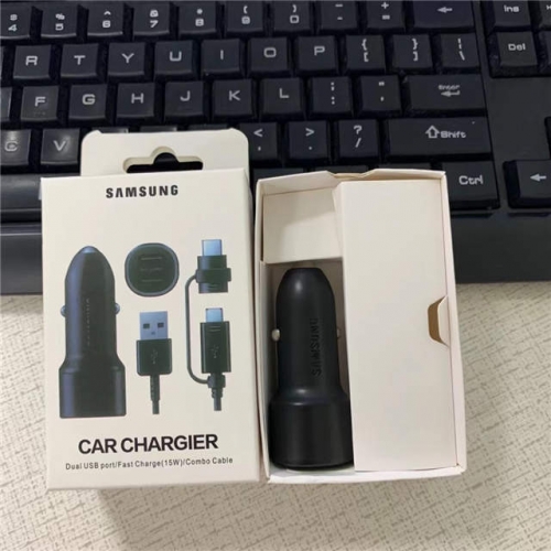 15w+15w Dual USB Car Charger Kits VAC08084