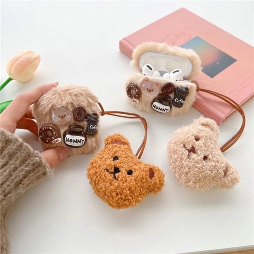 202204 Bear Plush Case for AirPods VAC08399