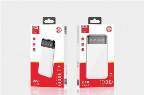 Dimi 10000mAh Power Bank 5V/2.4A&2A Output VAC08671