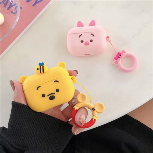 202301 Winnie Bear Pooh Silicon Case for AirPods VAC09643