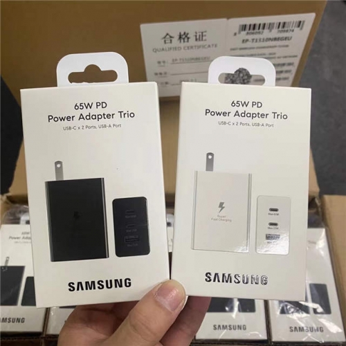 65w USB-C PD Charger for S21 S22 S23 2C+1A VAC09904