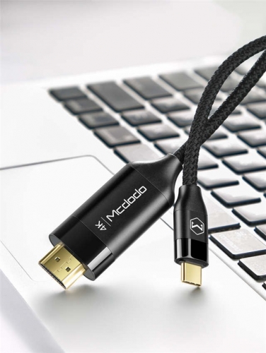 Mcdodo Aluminum Head with Gold-Plated Interface and 4K Resolution Type-C to HDMI High-Definition Video Cable