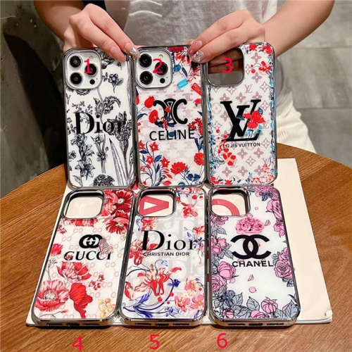 202302 Luxury Brand Floral IMD Case for Samsung A Serie VAC10505