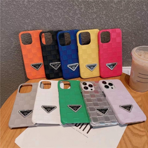 202302 Luxury Cube Texture Case for iPhone VAC10625