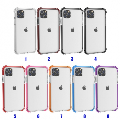 for Latest iPhone Thick TPU Clear Acrylic Back Case YXTX VA01566