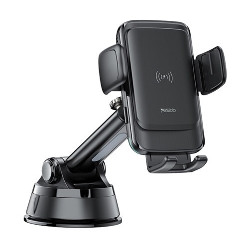 C188 15W Automatic Induction Wireless Charging Car Holder(Black)