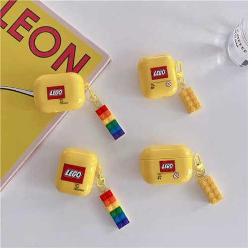 202303 XHXH Lego Block Oval TPU Case for AirPods VAC10773