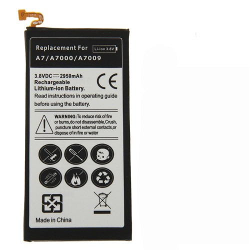 2950mAh High Capacity Rechargeable  Li-ion Battery for Galaxy A7 / A700 / A700S