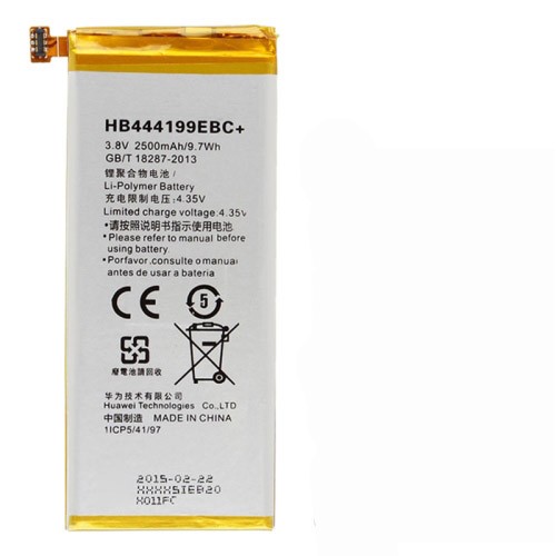 2500mAh Li-Polymer Battery HB444199EBC for Huawei Honor 4C / C8818 / CHM-UL00 / CHM-TL00H / CHM-CL00