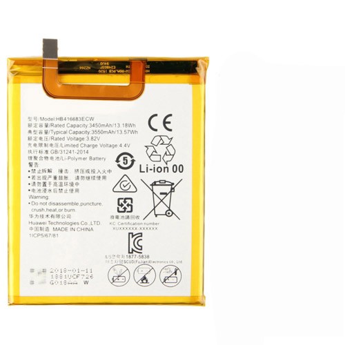 3450mAh Li-Polymer Battery HB416683ECW for Huawei Nexus 6 / H1511 / H151