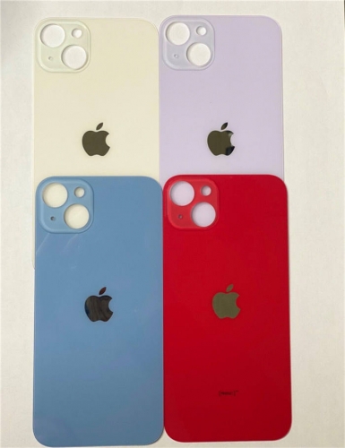 for iPhone 14 Plus Easy Replacement Big Camera Hole Back Glass