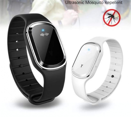 Ultrasonic Mosquito Repellent Bracelet Watch Usb Rechargeable Anti Mosquito Repeller Wristband for Adults Kids VAC11844