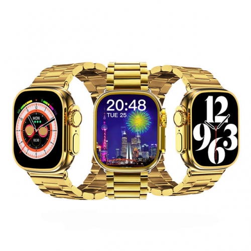 Z76 Ultra 49mm Golden Stainless Smart Watch VAC11846
