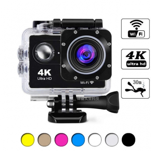 Outdoor Sports Camera 4K Wifi Sports DV HD Waterproof Diving Action Camera VAC11869