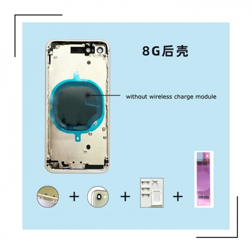 for iPhone 8G Logo Battery Back Cover with Keys Card Tray
