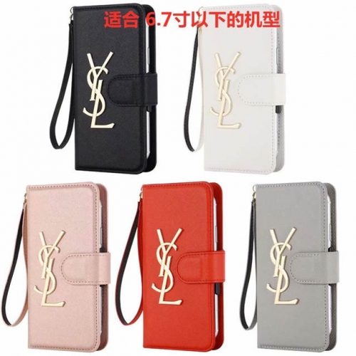 202303 Luxury Twill Leather Wallet Case Card Slots Case Universal Case for iPhone/Samsung VAC11900