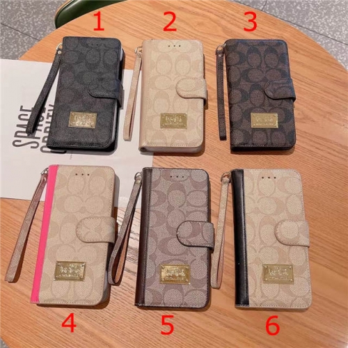 202303 Luxury Leather Wallet Case Card Slots Case Universal Case for iPhone/Samsung VAC11894