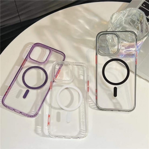 202303 XHXH MingShi Clear PC Magsafe Case for iPhone VAC12876