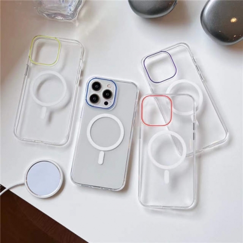 202303 XHXH BingJia Pure Clear PC Magsafe Case for iPhone VAC12886