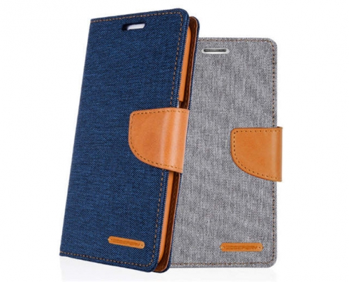 202303 GOOSPERY CANVAS Fabric Wallet Case for iPhone/Samsung VAC12896