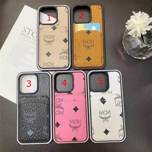 202303 Luxury Contrast Colors TPU PC Card Slot Case for iPhone VAC12978