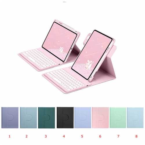 202303 Keyboard Kit 360 Rotate PU Leather Case for iPad VAC13016