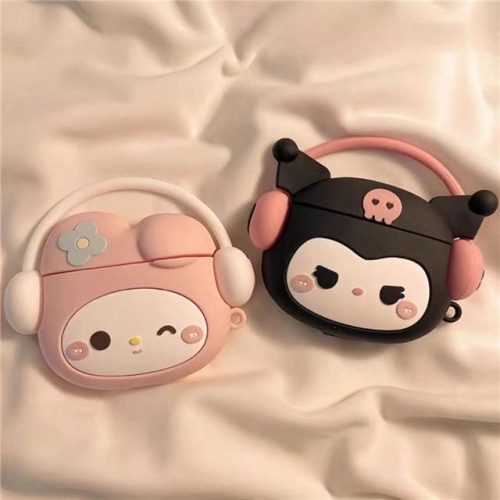 202401 KNKN Musical Melody Kuromi 3D Silicon Case for AirPods