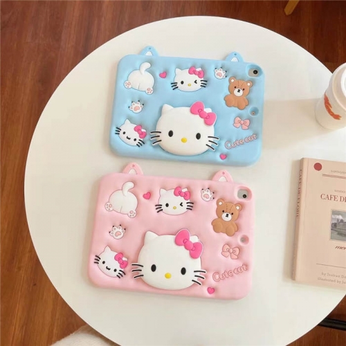 202401 JBJB Sanrio Hello Kitty Stand Silicon Case for iPad