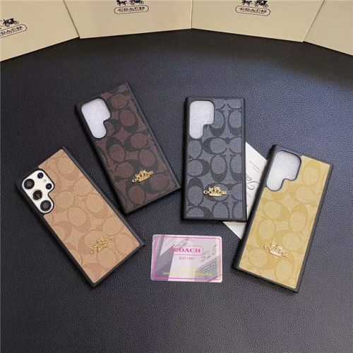 202401 Luxury Coach TPU Case with Nameplate for iPhone/Samsung VAC13460