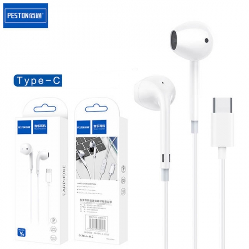 PESTON Y9 Type-c Jack Earphone for Android VAC13419