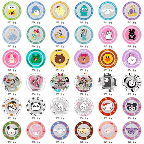 DZJD Sanrio Pompompurin Kuromi Melody Disney Princess Powerpuff Girls  Magsafe Pop Socket