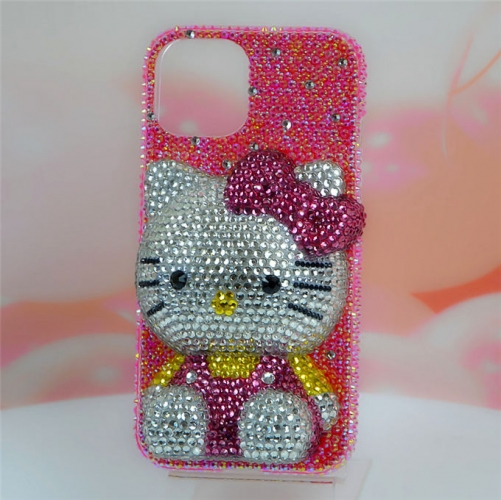 202402 Hello Kitty Crystal Full Rhinestones Case for iPhone VAC13642