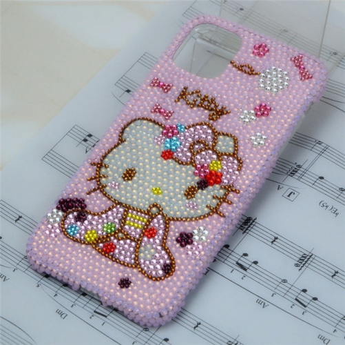 202402 Hello Kitty Crystal Full Rhinestones Case for iPhone VAC13638
