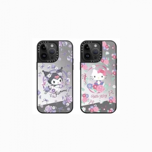 202401 DZJD Casetify x Sanrio Kuromi Hello Kitty Mirror Case for iPhone
