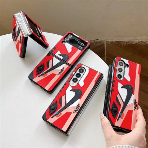 202402 XQSX AJ Sneaker Shoe 3D Silicon Case for Fold Flip