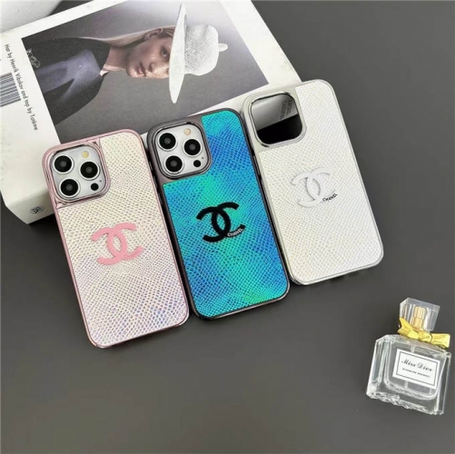 202402 MYMY Graded Color Snake Pattern PU Case for iPhone