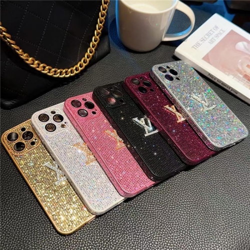 202402 MDSM Electro Plated Full Rhinestones Case for iPhone