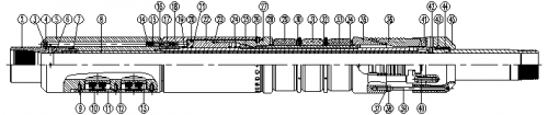 Removable hydraulic packer