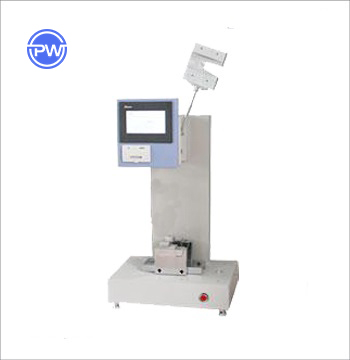 Touch screen simply supported beam impact testing machine