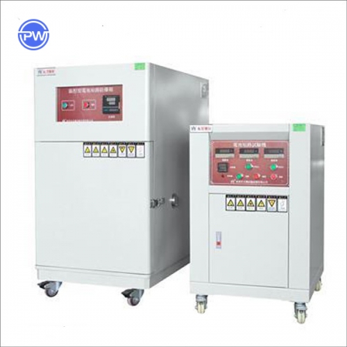 Temperature-controlled battery short-circuit testing machine