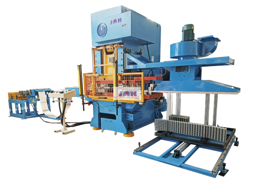 C-type fin press machine