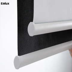 Emlux Smart Motorized Zebra Blinds | Remote Control Day & Night Roller Shades