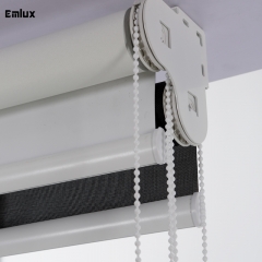 Emlux Smart Motorized Zebra Blinds | Remote Control Day & Night Roller Shades
