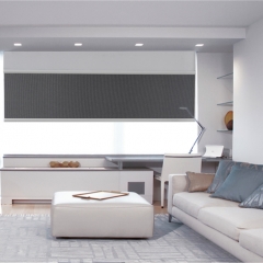 Emlux Smart Motorized Zebra Blinds | Remote Control Day & Night Roller Shades