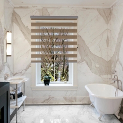 Emlux Retractable Zebra Blinds | Space-Saving Roller Window Shades